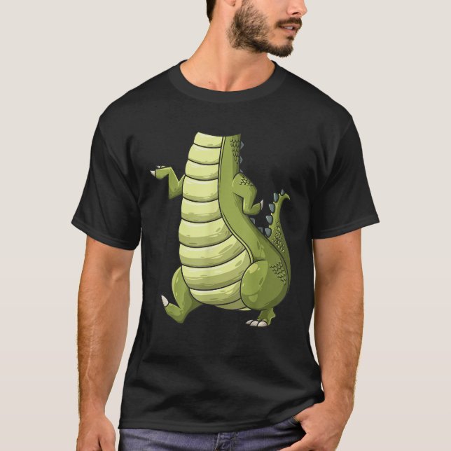 Cool Headless Crocodile Halloween Costume Funny La T-Shirt (Front)