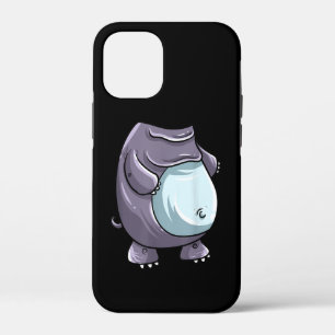 Cool Headless Hippo Halloween Costume Funny Lazy iPhone 12 Mini Case