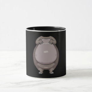 Cool Headless Hippo Halloween Costume Funny Lazy Mug