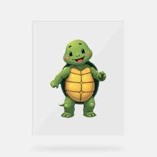 Cool Headless Turtle Halloween Costume _ Funny Laz Acrylic Sign