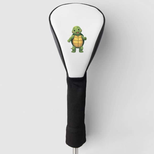 Cool Headless Turtle Halloween Costume _ Funny Laz Golf Head Cover (Front)