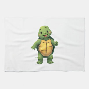 Cool Headless Turtle Halloween Costume _ Funny Laz Tea Towel
