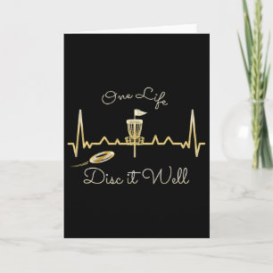 Cool Heartbeat One Life Disc It Well - Disc Golf  Card