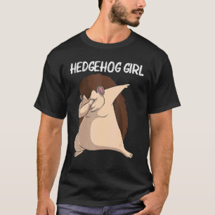 Cool Hedgehog For Girls Kids Spiny Quills Garden A T-Shirt