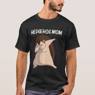 Cool Hedgehog For Mum Mother Spiny Quills Garden A T-Shirt