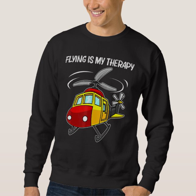 Cool Helicopter For Men Women Chopper Helicopter P Sweatshirt (Front)