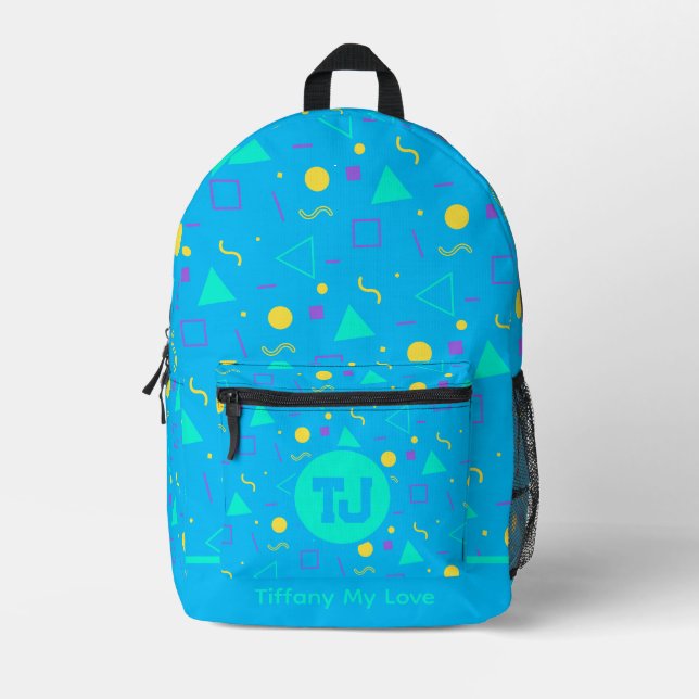 Cool High School Girly Backpack For Him (Front)