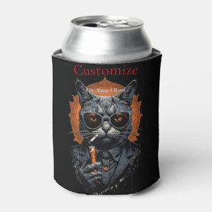 Cool Hip Cat Thunder_Cove Can Cooler