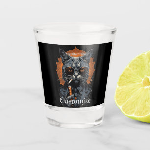 Cool Hip Cat Thunder_Cove Shot Glass