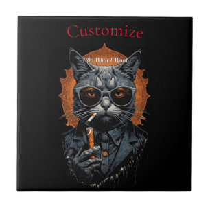 Cool Hip Cat Thunder_Cove Tile