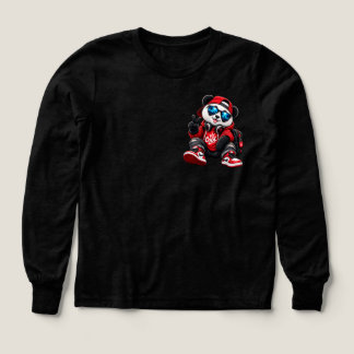 Cool Hip Hop Panda in Red HoodieUrban Swagger Pand