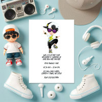 Cool Hip Hop Rap Boy Break Dancer Birthday Party