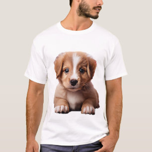 Cool, Hip, Trendy Fluffy Puppy T-Shirt