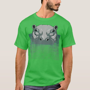 Cool Hippo For Men Women Kids Hippopotamus Lovers T-Shirt