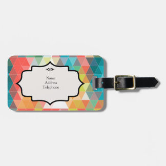 Cool Hipster Pattern Luggage Tag