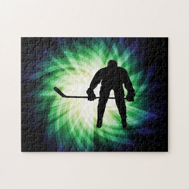 Cool Hockey Player Jigsaw Puzzle (Horizontal)