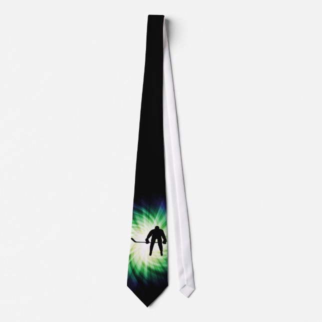 Cool Hockey Player Tie (Front)