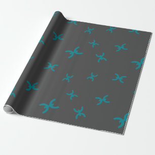 Cool Holo Cryptocurrency Coin Sign Pattern Wrapping Paper