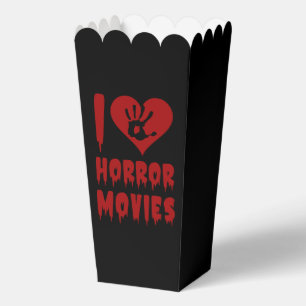Cool horror movies word art favour box