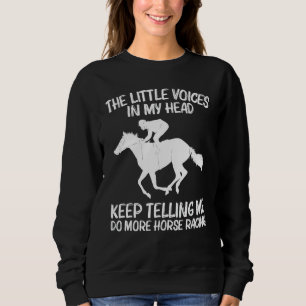 Cool Horse Racing For Men Women Horseback Riding J Sweatshirt