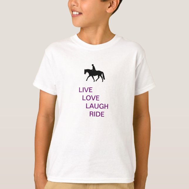 cool horse zen kid tee (Front)
