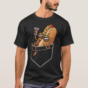 Cool Hot Dog Design For Men Women Kids Dish Hot Do T-Shirt