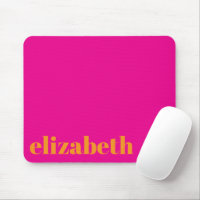 Cool Hot Pink and Orange Name Template