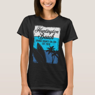 Cool Huntington Beach Surfing Competitions Men Wom T-Shirt