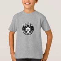 Cool Husky Dog Logo Tee