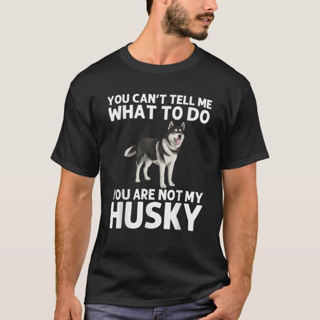 Cool Husky Gift Husky Lover Accessories Stuff Unis T-Shirt (Front)