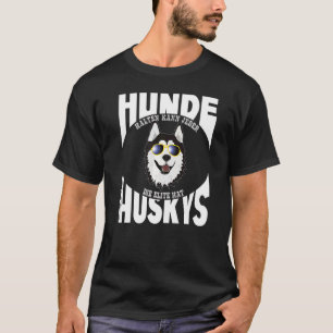 Cool Husky With Sunglasses Sleigh Dog Nordic Elite T-Shirt