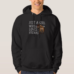 Cool Hyena Art Women Girls Wildlife Africa Zoo Kee Hoodie