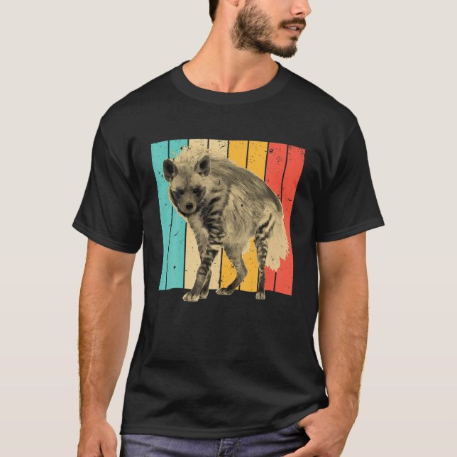 Cool Hyena For Men Women Africa Animal Zookeeper R T-Shirt (Front)