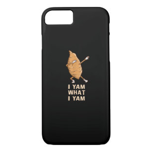 Cool I Yam What I Yam - Funny Dabbing Fan Dancer  Case-Mate iPhone Case