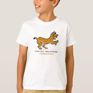 Cool Iberian LYNX- Wildlife - Animal graphic - T-Shirt
