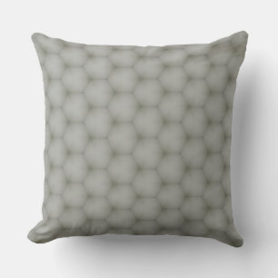 Cool Ice and White Bubbles Throw Pillow