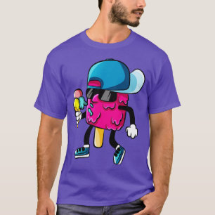 Cool Ice Cream Funny toon Kids T-Shirt
