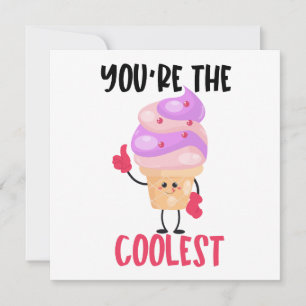 Cool Ice Cream Pun Card