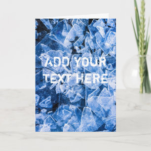 Cool ice for hot summer card