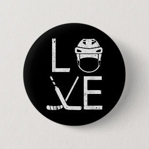 Cool Ice Hockey Art For Men Women Goalie Coach Fie 6 Cm Round Badge