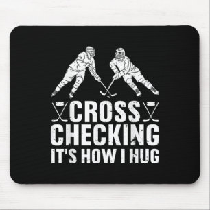 Cool Ice Hockey Art Men Women Boys Field Ice Hocke Mouse Pad