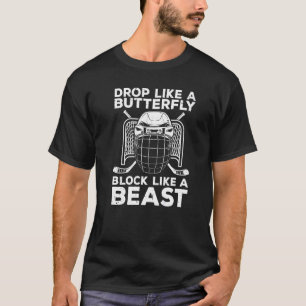 Cool Ice Hockey For Men Women Goalie Hockey Coach T-Shirt