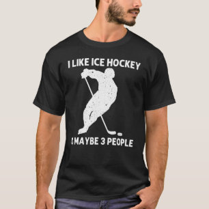 Cool Ice Hockey For Men Women Goalie Hockey Playe T-Shirt
