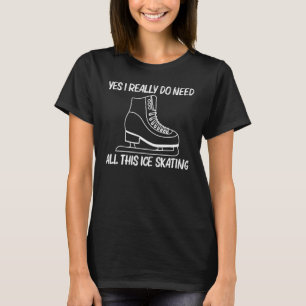 Cool Ice Skating For Men Women Figure Speed Tour S T-Shirt