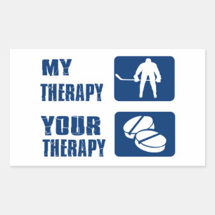 Cool Icehockey designs Rectangular Sticker