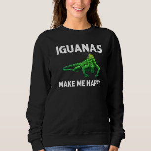 Cool Iguana For Men Women Lizard Reptile  Herpetol Sweatshirt