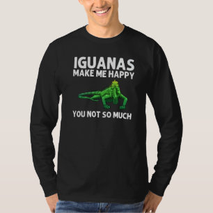 Cool Iguana For Men Women Lizard Reptile Herpetol T-Shirt