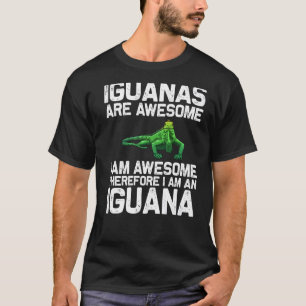 Cool Iguana For Men Women Lizard Reptile Herpetol T-Shirt