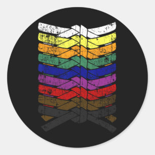 Cool Illustrated Karate Belt Colours - Martial Art Classic Round Sticker