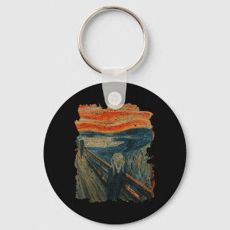 Cool Illustration Famous Painting Famous Painting Key Ring
